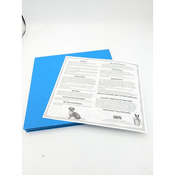 Dog-opoly Edition Game Board And instructions - Picture 4 of 4